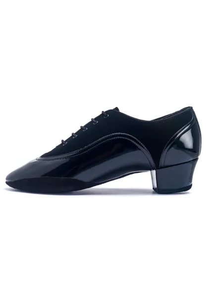 IDS - Jones - Black Nubuck / Patent - 1.5 heel