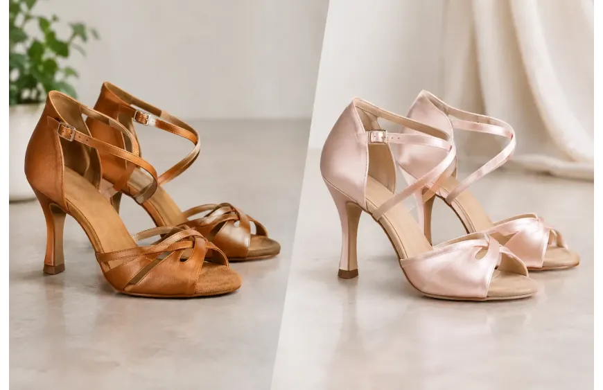 Leather Versus Satin Dance Shoes: Which Fits? Leather Versus Satin Dance Shoes: Which Fits?