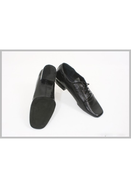 Ballroom Dance Shoes - Black Patent - Heel 1 inch
