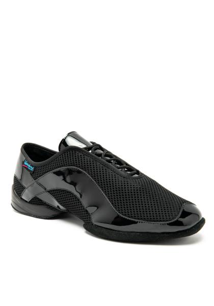 International dance shoes - IDS - TEMPO - AIRMESH/BLACK PATENT