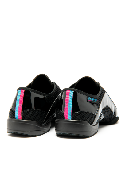 International dance shoes - IDS - TEMPO - AIRMESH/BLACK PATENT