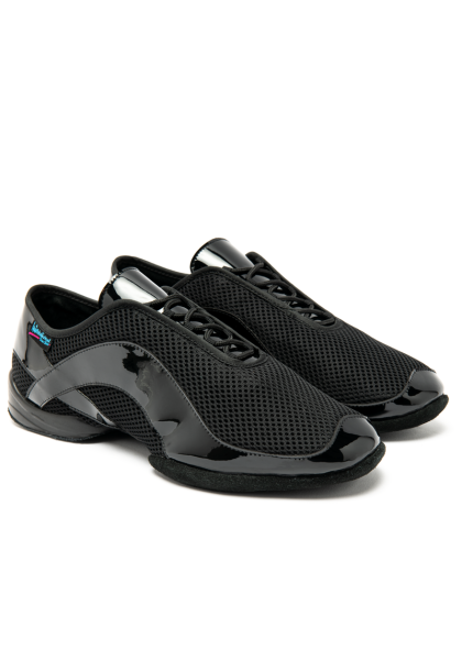 International dance shoes - IDS - TEMPO - AIRMESH/BLACK PATENT