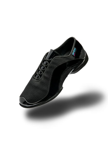 International dance shoes - IDS - TEMPO - AIRMESH/BLACK PATENT