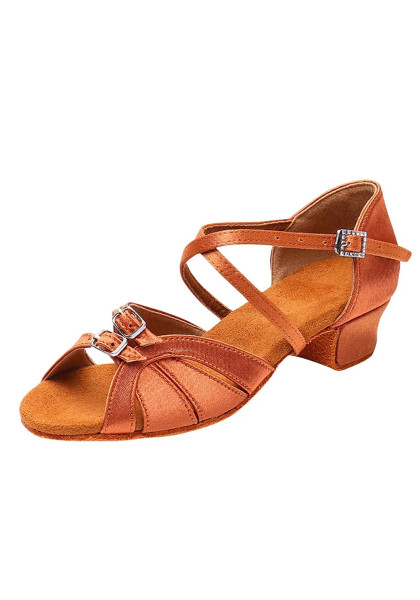Girls Dance shoes - Heel - 3.5cm - Color Brown