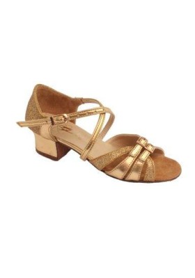 Girls Low Heels Dance Shoes 04